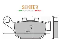 PASTIGLIE FRENO POSTERIORI SINTERIZZATE HONDA NC 700 S (RC61) 670 2012