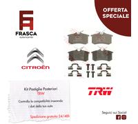 Pastiglie Freno Posteriori TRW Citroen C4 Coupe I II 2.0 HDi 1.6 THP 1.6 16V