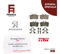 Pastiglie Freno Posteriori TRW Peugeot 308 CC I SW I 1.6 HDi 2.0 HDi 1.6 16V 1.4