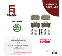 Pastiglie Freno Posteriori TRW Skoda Octavia I II III Combi 1.4 TDI 1.2
