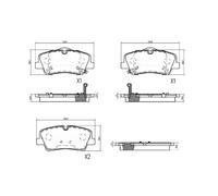 Pastiglie Freno PP1231NP 44060-5DA0A 37905
