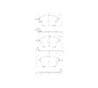 Pastiglie Freno PP805NP GDB3416 2405601 098502 BP1477 T1425 N360N21 D1264