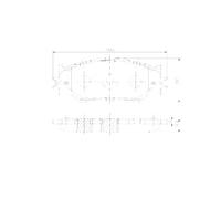Pastiglie Freno PP806NP GDB3410 04465-53040 04465-53020 2398301 120100 T1541
