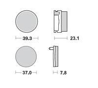 Pastiglie freno Racing ATV MOTO-MASTER Metallo sinterizzato 092511
