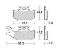 Pastiglie freno Racing ATV MOTO-MASTER Metallo sinterizzato 096311