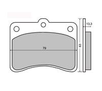 Pastiglie Freno RMS Organiche Piaggio Porter 1200-1300cc