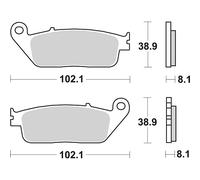 PASTIGLIE FRENO SBS 627RST per VOGE DS Valico E4/E5 500 2021-2023
