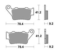 PASTIGLIE FRENO SBS 675RQ per ROYAL ENFIELD Himalayan 451 450 2024-2024