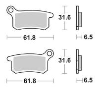 PASTIGLIE FRENO SBS 783 SI KTM SX 17 14 85 2003 2011