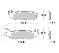 PASTIGLIE FRENO SBS 859 HF RIEJU MARATHON PRO COMPETIZIONE 125 2011 2013