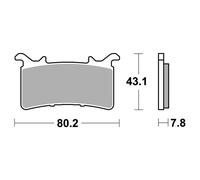 SBS PASTIGLIE Freno 985HS