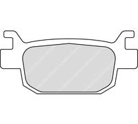 Pastiglie freno Semi-met per HONDA SH 125 I ABS ETRIER 2 PISTONS 2013-2019 Post