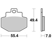 Pastiglie freno Semi-met per PIAGGIO VESPA GTS 150 IE ABS EURO4 2016-2018 Post