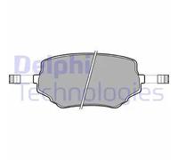 Set di pastiglie freno DELPHI LP1015, fronte