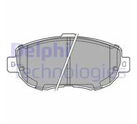 Set di pastiglie freno DELPHI LP1140, anteriore
