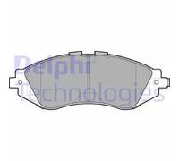 Set di pastiglie freno DELPHI LP1304, anteriore