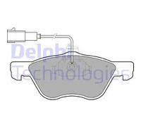 Set di pastiglie freno DELPHI LP1408, anteriore