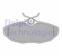 Set di pastiglie freno DELPHI LP1505, posteriore