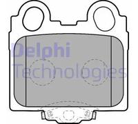 DELPHI LP1510 Kit pastiglie freno, Freno a disco per LEXUS,TOYOTA