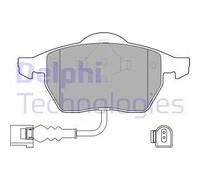 Delphi Kit pastiglie freni LP1525 Anteriore Low-Metallic con contatto per Audi/Skoda/VW/Seat