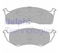 Set di pastiglie freno DELPHI LP1531, anteriore
