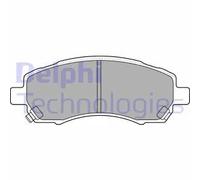 Pastiglie freno Semi-Metallic LP1545 DELPHI per SUBARU IMPREZA Tre volumi
