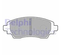 Pastiglie freno Semi-Metallic LP1560 DELPHI per TOYOTA COROLLA Familiare COROLLA