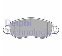 Pastiglie freno Semi-Metallic LP1583 DELPHI per FORD TRANSIT Autobus