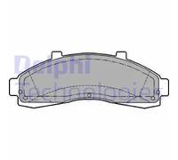 Pastiglie freno Semi-Metallic LP1625 DELPHI per FORD USA MAZDA