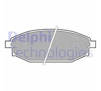 Delphi Kit pastiglie freni LP1665 anteriori Low-Metallic per Galloper, Hyundai, Mitsubishi
