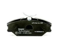 Set di pastiglie freno DELPHI LP1744, anteriore