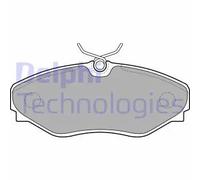 Delphi Kit pastiglie freni LP1767 Anteriore per Renault Espace III/Avantime