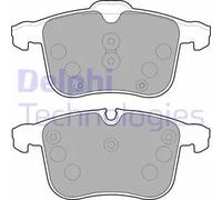 Set di pastiglie freno DELPHI LP1783, anteriore
