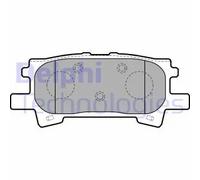 Pastiglie freno Semi-Metallic LP1820 DELPHI per LEXUS RX