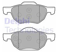 Delphi Kit pastiglie freni LP1862 anteriore Low-Metallic per Honda