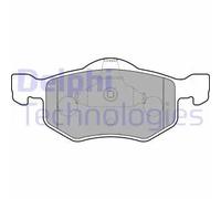 Set di pastiglie freno DELPHI LP1900, anteriore