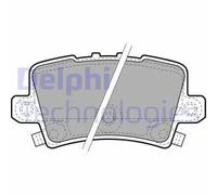 Delphi Kit pastiglie freni LP1971 posteriore per Honda Civic VIII Hatchback