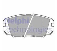 Pastiglie freno Semi-Metallic LP1974 DELPHI per HYUNDAI KIA