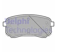 Set di pastiglie freno DELPHI LP1976, posteriore