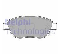 Pastiglie freno Semi-Metallic LP1990 DELPHI per OPEL CORSA D Furgone/hatchback