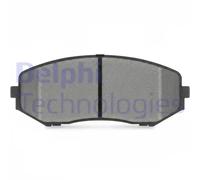 Set di pastiglie freno DELPHI LP2001, anteriore