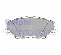 Set di pastiglie freno DELPHI LP2003, anteriore