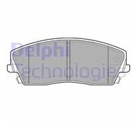 Pastiglie freno Semi-Metallic LP2034 DELPHI per LANCIA CHRYSLER