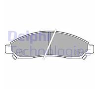 Set di pastiglie freno DELPHI LP2037, anteriore