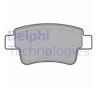 Set di pastiglie freno DELPHI LP2055, posteriore