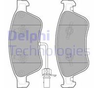 Set di pastiglie freno DELPHI LP2072, anteriore