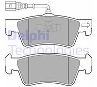 Pastiglie freno Semi-Metallic LP2087 DELPHI per VW TOUAREG MULTIVAN T5