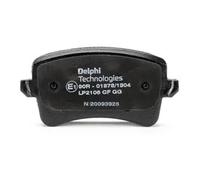 Set di pastiglie freno DELPHI LP2106, posteriore