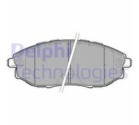 Delphi Kit pastiglie freni LP2183 Low-Metallic Anteriore con segnalatore usura per Chevrolet Epica