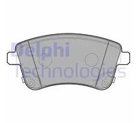 Set di pastiglie freno DELPHI LP2203, anteriore